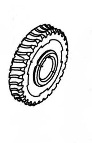 Messing Zahnrad Wurfgetriebe für Schneefräse - KCA34-01-05-04