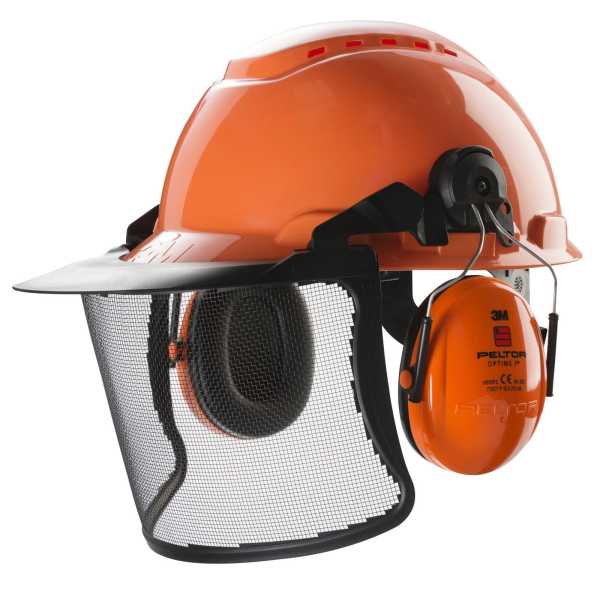 Peltor Kopfschutz-Kombination H700 Orange - 94-699