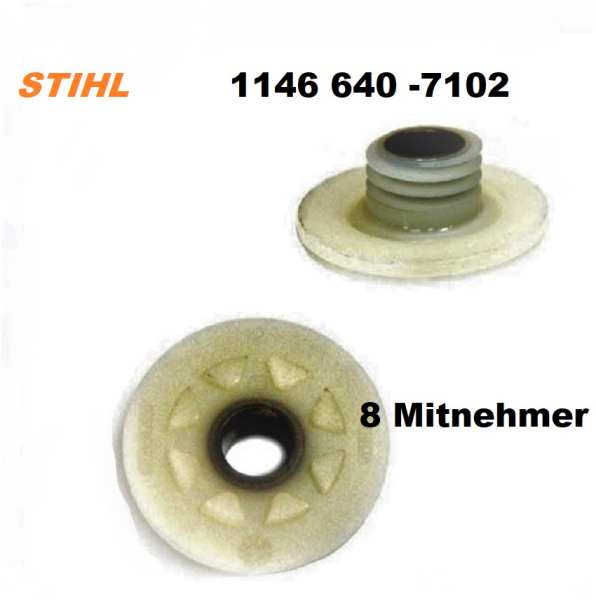 STIHL Schnecke Ölpumpe 1/4P - 11466407102