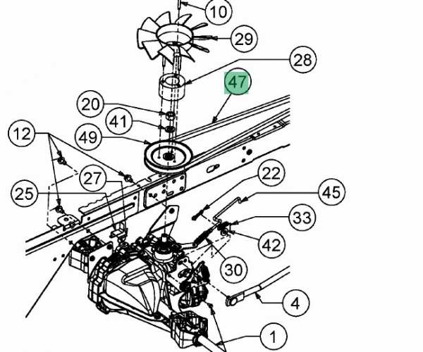 MTD Antriebskeilriemen Fahrantrieb für Rasentraktor - 754-04258