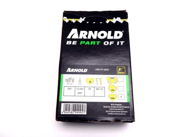 Arnold Sägekette .325" | 1,5mm | Vollmeißel | 78TG