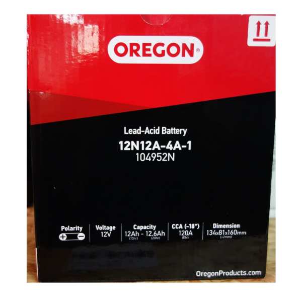 Oregon Batterie 12V, 12 Ah - 104952N