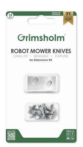 Messer für Robomow RK Mähroboter (12 Stück)