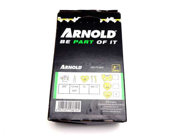 Arnold Sägekette .325" | 1,5mm | Vollmeißel | 72TG