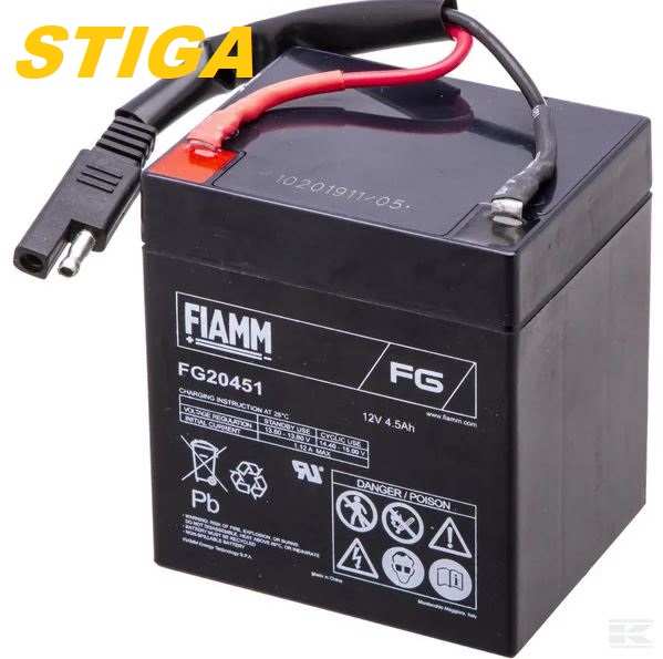 Stiga Rasenmäher Batterie 4AH 12V - 118120052/0