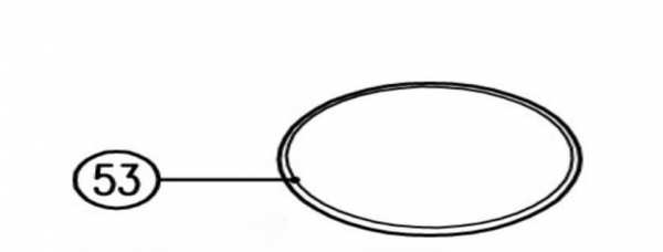 Dichtring O-Ring Trichterabdichtung für Schneefräse - KCA34-01-19